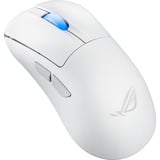 ASUS ROG Keris II Ace gaming muis Wit, 100 - 42.000 dpi, USB, 2,4 GHz, Bluetooth 5.1, RGB leds