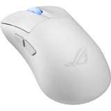 ASUS ROG Keris II Ace gaming muis Wit, 100 - 42.000 dpi, USB, 2,4 GHz, Bluetooth 5.1, RGB leds