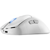 ASUS ROG Keris II Ace gaming muis Wit, 100 - 42.000 dpi, USB, 2,4 GHz, Bluetooth 5.1, RGB leds