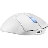 ASUS ROG Keris II Ace gaming muis Wit, 100 - 42.000 dpi, USB, 2,4 GHz, Bluetooth 5.1, RGB leds