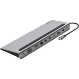 Belkin Connect 11-in-1 USB-C-dockingstation Zilver/zwart