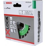 Bosch X-LOCK Heavy for Inox schijfborstel getordeerd 115mm roestvrij staal 
