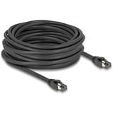 DeLOCK Netwerkabel S/FTP, RJ-45 met Cat.8.1 Zwart, 10 meter