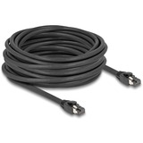 DeLOCK Netwerkkabel S/FTP, RJ-45 met Cat.8.1 Zwart, 10 meter
