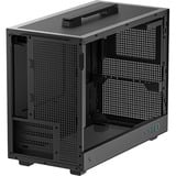 DeepCool CH160 PLUS mini tower behuizing Zwart | 2x USB-A | 1x USB-C | Tempered Glass