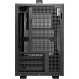 DeepCool CH160 PLUS mini tower behuizing Zwart | 2x USB-A | 1x USB-C | Tempered Glass