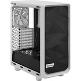 Fractal Design Meshify 2 Compact Lite White TG Clear midi tower behuizing Wit | 2x USB-A | Tempered Glass