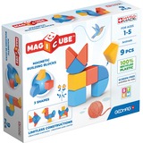 GEOMAG Magicube 3 Shapes Recycled Animals Constructiespeelgoed 9-delig