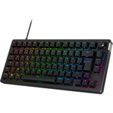 HyperX Alloy Rise 75, gaming toetsenbord Zwart, FR lay-out, HyperX Red, TKL, RGB leds