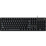 Logitech G413 SE Mechanical, gaming toetsenbord Zwart, BE Lay-out, Witte leds