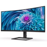 Philips 346E2CUAE/00 34" Curved UltraWide monitor Zwart, HDMI, DisplayPort, 4x USB-A, USB-C