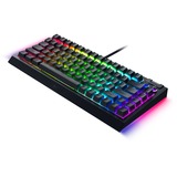 Razer BlackWidow V4 75% RGB mechanisch gaming toetsenbord Zwart, US lay-out (QWERTY), Razer Orange, 75%, Hot-swappable