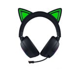 Razer Kraken Kitty V3 Pro over-ear gaming headset Zwart, RGB, 2.4 GHz / Bluetooth / USB