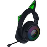 Razer Kraken Kitty V3 Pro over-ear gaming headset Zwart, RGB, 2.4 GHz / Bluetooth / USB