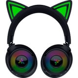 Razer Kraken Kitty V3 Pro over-ear gaming headset Zwart, RGB, 2.4 GHz / Bluetooth / USB