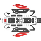 Res-Tech GT Cockpit racing simulator Zwart/rood