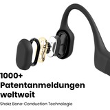 Shokz OpenRun beengeleiding technologie hoofdtelefoon Zwart