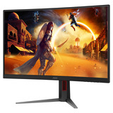 AOC CQ27G4Z2 27" curved gaming monitor Zwart/rood, 1x DisplayPort, 2x HDMI, 260 Hz / 400 Hz