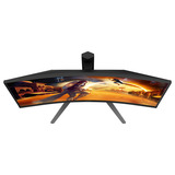 AOC CQ27G4Z2 27" curved gaming monitor Zwart/rood, 1x DisplayPort, 2x HDMI, 260 Hz / 400 Hz