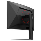 AOC CQ27G4Z2 27" curved gaming monitor Zwart/rood, 1x DisplayPort, 2x HDMI, 260 Hz / 400 Hz