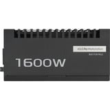 ASUS Pro WS Platinum modulaire 1600 watt voeding  Zwart, 2x 12V-2x6