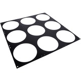 Alphacool SuperNova 1260 fan shroud houder Zwart, 9x 140 mm