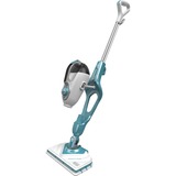 BLACK+DECKER BHSM168DSM 1600W Steam-mop met SteaMitt, deltavoet en 13 accessoires stoomreiniger Wit/blauwgrijs