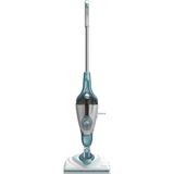 BLACK+DECKER BHSM168DSM 1600W Steam-mop met SteaMitt, deltavoet en 13 accessoires stoomreiniger Wit/blauwgrijs