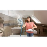 BLACK+DECKER BHSM168DSM 1600W Steam-mop met SteaMitt, deltavoet en 13 accessoires stoomreiniger Wit/blauwgrijs