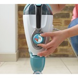 BLACK+DECKER BHSM168DSM 1600W Steam-mop met SteaMitt, deltavoet en 13 accessoires stoomreiniger Wit/blauwgrijs