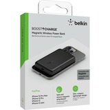 Belkin BoostCharge - Magnetische draadloze 2500mAh-powerbank Zwart, MagSafe, USB-C