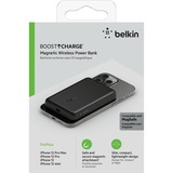 Belkin BoostCharge - Magnetische draadloze 2500mAh-powerbank Zwart, MagSafe, USB-C