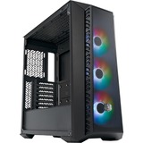 Cooler Master MasterBox 520 Mesh midi tower behuizing Zwart | 1x USB-A | 1x USB-C | RGB | Tempered Glass