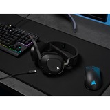 Corsair HS80 RGB WIRELESS over-ear gaming headset Zwart, Pc, PlayStation 4, PlayStation 5