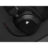 Corsair HS80 RGB WIRELESS over-ear gaming headset Zwart, Pc, PlayStation 4, PlayStation 5