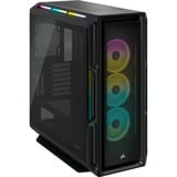 Corsair iCUE 5000T RGB midi tower behuizing Zwart | 4x USB-A | 1x USB-C | RGB | Tempered Glass