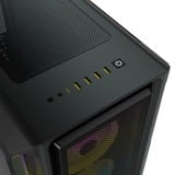 Corsair iCUE 5000T RGB midi tower behuizing Zwart | 4x USB-A | 1x USB-C | RGB | Tempered Glass