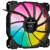 Corsair iCUE SP140 RGB ELITE Performance + Lighting Node CORE case fan Zwart, 2 stuks, 4-pins PWM fan-connector