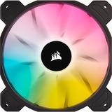 Corsair iCUE SP140 RGB ELITE Performance + Lighting Node CORE case fan Zwart, 2 stuks, 4-pins PWM fan-connector