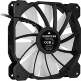 Corsair iCUE SP140 RGB ELITE Performance + Lighting Node CORE case fan Zwart, 2 stuks, 4-pins PWM fan-connector