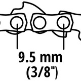Einhell Zaagketting 3/8" 25 cm, 40 schakels