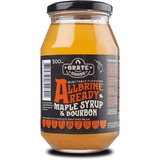 Grate Goods Allbrine Ready Maple Syrup & Bourbon barbecuekruiden 500 ml | Injecteerbare milde basispekel | Vloeibare aromatische pekel | Natte pekel | Krachtig en zoet