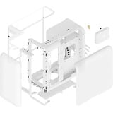 HYTE HYTE X50 White midi tower behuizing Wit | 2x USB-A | 1x USB-C | Window