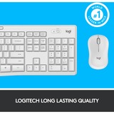 Logitech MK295 Silent Wireless Keyboard and Mouse Combo, desktopset Grijs, US lay-out