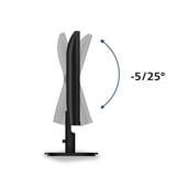 Philips 24B2N2200 23.8" monitor Zwart, HDMI, DisplayPort