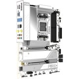 SAPPHIRE PURE X870A WIFI 7 socket AM5 moederbord Wit, RAID, 5 Gb-LAN, Wi-Fi 7, BT 5.4, Sound, ATX