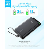 Anker Zolo Power Bank 22.5W powerbank Zwart, 20.000 mAh