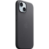 Apple FineWoven hoesje met MagSafe voor iPhone 15 telefoonhoesje Zwart