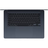 Apple MacBook Air 15" 2025 (MW1M3FN/A) laptop Zwart | M4 | 10-Core GPU | 16 GB | 512 GB SSD