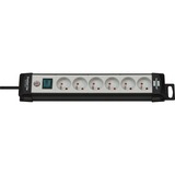 Brennenstuhl Premium-Line stekkerdoos Zwart/lichtgrijs